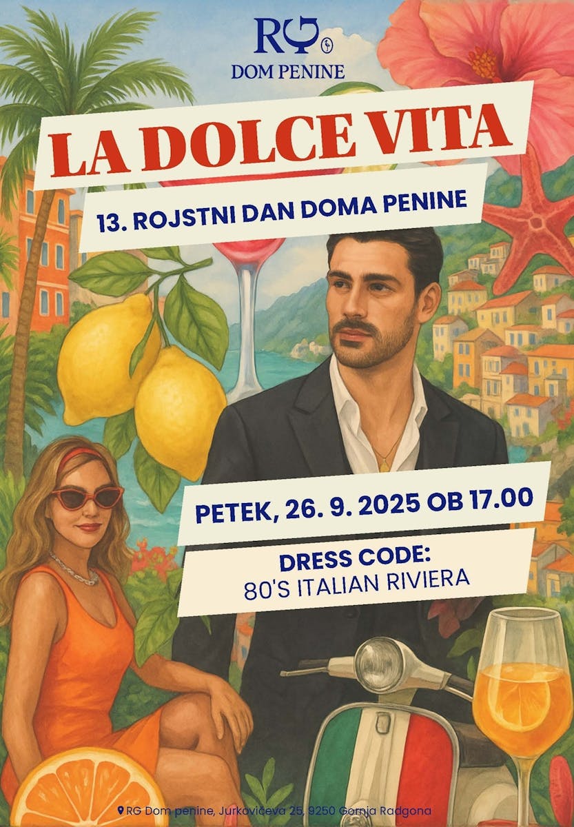 La dolce vita – 13. rojstni dan Doma penine